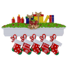 Load image into Gallery viewer, Customize Gift 2024 Christmas Ornament Gift Mantel stockings Family 5