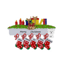 Load image into Gallery viewer, Customize Gift 2024 Christmas Ornament Gift Mantel stockings Family 5