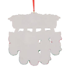 Load image into Gallery viewer, Personalized Christmas Ornament Mantel Gloves Family 13