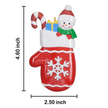 Load image into Gallery viewer, Personalized Christmas Gift Snow Baby Mitten