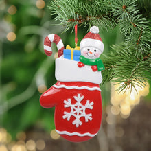 Load image into Gallery viewer, Personalized Christmas Gift Snow Baby Mitten