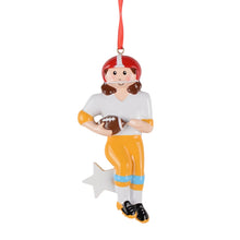 Load image into Gallery viewer, Personalized Christmas Sport Ornament Football Girl/Boy