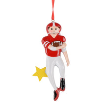 Load image into Gallery viewer, Personalized Christmas Sport Ornament Football Boy/Girl