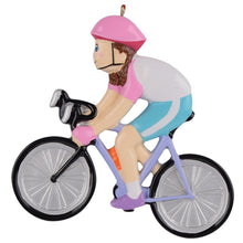 Load image into Gallery viewer, Personalized Christmas Sport Ornament Bicycle Girl