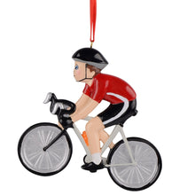 Load image into Gallery viewer, Personalized Christmas Sport Ornament Bicycle Boy/Girl
