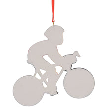 Load image into Gallery viewer, Personalized Christmas Sport Ornament Bicycle Boy/Girl