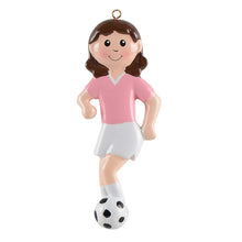 Load image into Gallery viewer, Personalized Christmas Sport Ornament Soccer Girl/Boy