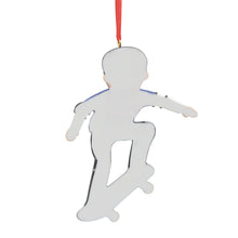 Load image into Gallery viewer, Personalized Christmas Sport Ornament Skateboard Boy