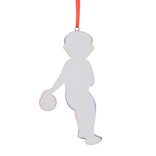 Load image into Gallery viewer, Personalized Christmas Sport Ornament Basketball Boy