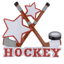 Load image into Gallery viewer, Personalized Christmas Sport Ornament Ice Hockey