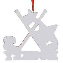 Load image into Gallery viewer, Personalized Christmas Sport Ornament Ice Hockey
