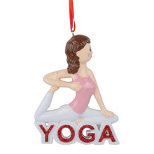 Load image into Gallery viewer, Maxora Christmas Tree Decoration Personalized Sport Ornaments Yoga Girl