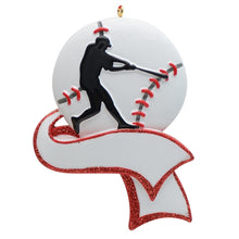 Load image into Gallery viewer, 2024 Christmas Gift for Baseball Player Sport Ornament Personalized Baseball Ornament