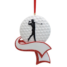 Load image into Gallery viewer, Personalized Christmas Sport Ornament Golf
