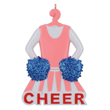 Load image into Gallery viewer, Personalized Christmas Sport Ornament Cheer Girl