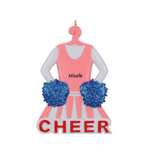Load image into Gallery viewer, Personalized Christmas Sport Ornament Cheer Girl