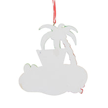 Load image into Gallery viewer, Personalized Christmas Ornament Vacation at Beach