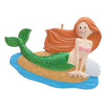 Load image into Gallery viewer, Christmas Gift for Girl Personalized Christmas Ornament Mermaid
