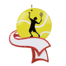 Load image into Gallery viewer, Personalized Christmas Sport Ornament Men's Tennis Ball