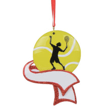 Load image into Gallery viewer, Personalized Christmas Sport Ornament Men's Tennis Ball