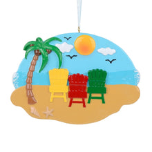 Load image into Gallery viewer, Customize Gift Christmas Ornament Sand Chair Family 3