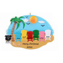 Load image into Gallery viewer, Customize Christmas Gift Christmas Tree Decoration Ornament Sand Chair Family 6