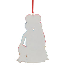 Load image into Gallery viewer, Christmas Ornament Gift Personalized Ornaments Couple With Pet Dog