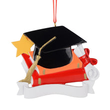 Load image into Gallery viewer, Personalized Christmas Gift Graduate Celebration Ornament