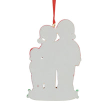 Load image into Gallery viewer, Personalized Ornament Pajama Family 3 Christmas Decoration Ornament