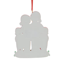 Load image into Gallery viewer, Personalized Ornament Pajama Family 4 Christmas Decoration Ornament