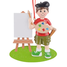 Load image into Gallery viewer, Customize Christmas Ornament for Teens Artist Boy/Girl