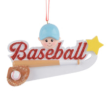 Load image into Gallery viewer, Personalized Christmas Gift for Baseball Sport Team and Baseball Player