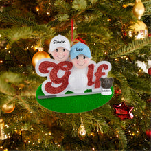 Load image into Gallery viewer, Customized Gift Christmas Sport Ornament Golf Friend of 2