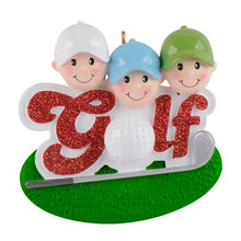 Load image into Gallery viewer, Customize Christmas Gift Christmas Tree Decoration Sport Ornament Golf Friend of 3