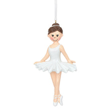 Load image into Gallery viewer, Personalized Christmas Sport Ornament Ballerina Girl