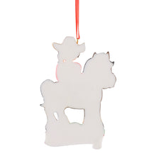 Load image into Gallery viewer, Personalized Christmas Sport Ornament Ridding Girl