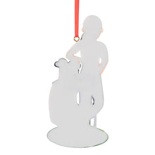 Load image into Gallery viewer, Personalized Christmas Sport Ornament Golf Girl