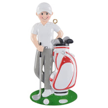 Load image into Gallery viewer, Personalized Christmas Sport Ornament Golf Boy