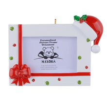 Load image into Gallery viewer, Personalized Christmas Ornament The Holiday Photo frame
