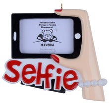 Load image into Gallery viewer, Personalized Ornament Selfie Photo frame