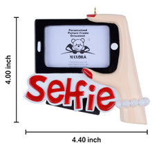 Load image into Gallery viewer, Personalized Ornament Selfie Photo frame