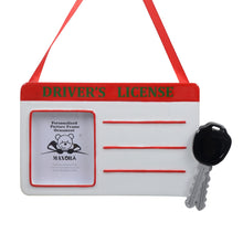 Load image into Gallery viewer, Personalized Christmas Gift Ornament Photo Frame Driver's License