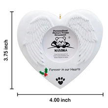 Load image into Gallery viewer, Personalized Christmas Gift Ornament Pet Memorial Photo frame