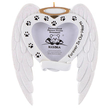 Load image into Gallery viewer, Personalized Christmas Pet Dog Memorial Ornament Doggy Photo Frame