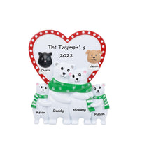 Load image into Gallery viewer, Christmas Gift Table Top Decoration Polar Bear Family 4