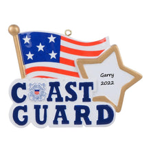 Load image into Gallery viewer, Personalized Army Gift Christmas Decoration Ornament Coast Guard
