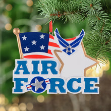 Load image into Gallery viewer, Customize Christmas Ornament Gift for Amy Airforce
