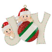 Load image into Gallery viewer, Personalized Gift For Family Christmas Tree Deco Ornament JOY
