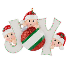 Load image into Gallery viewer, Personalized Gift For Family Christmas Tree Deco Ornament JOY
