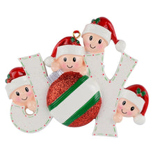 Load image into Gallery viewer, Personalized Gift For Family Christmas Tree Deco Ornament JOY
